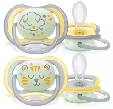 Соска AVENT ULTRA AIR NIGHT 18 м+ ДЫШАЩАЯ + ЧЕХОЛ