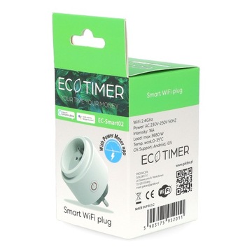 Умная Wi-Fi-розетка EC-SMART02