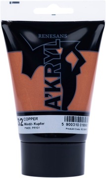 FARBA AKRYLOWA A'KRYL RENESANS 100ML 32 MIEDŹ