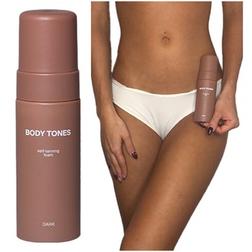 Samoopalacz w piance BODY TONES nawilża wygładza 155 ml Body Tones