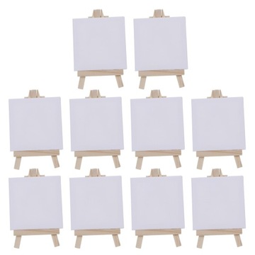 MINI PANEL PŁÓTNO SZTALUGOWE DEKORACJA ŚLUBNA DLA DZIECI 10 SZT