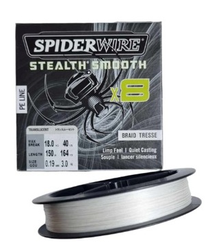 Plecionka Spiderwire Stealth Smooth x8 0,06mm x 150m
