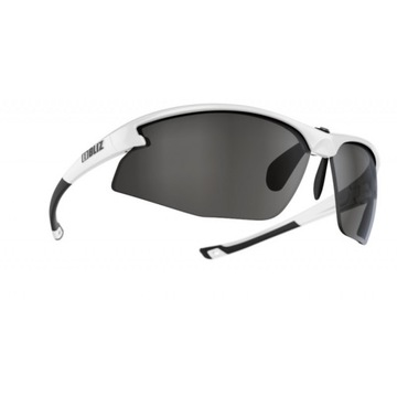 Спортивные очки Bliz Motion+, белые, черные линзы