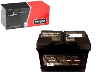 AKUMULATOR 12V 88AH 800A L - 278X175X190 Z OCZKIEM KONTROLNYM MAXGEAR