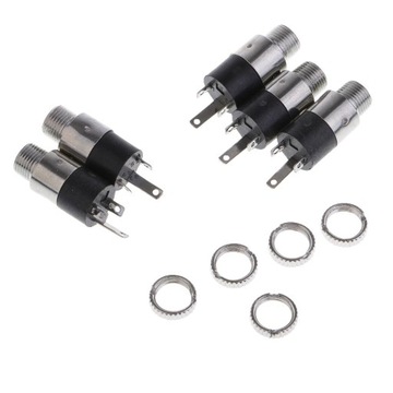 3,5 mm nowy żeński pozłacany panel audio stereo