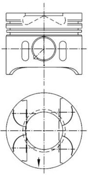 KOLBENSCHMIDT 41014610 PÍST