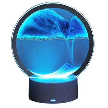 3D ДИНАМИЧЕСКИЙ ПЕСОК СВЕТОДИОДНЫЙ НОЧНИК ПЕСОК АРТ ДЕКО СЕНСОРНЫЙ ПЕРЕКЛЮЧАТЕЛЬ