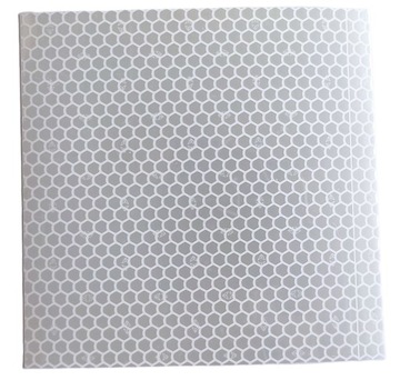 ODBLASKOWY KWADRAT 10x10cm PLASTER MIODU BIAŁY