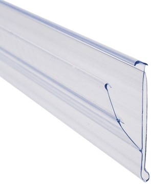 LS ЦЕННИК ДЛЯ МАГАЗИНСКИХ СТЕЛЛАЖЕЙ 125 СМ H-39 L-1238 MM – 10 ШТ.