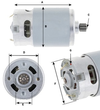 DEWALT N376649 МОТОР ДЛЯ DCD776