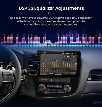 Радио ANDROID 12 Mitsubishi Outlander 3 GPS WiFi 8/256