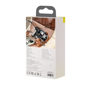 Bluetooth-передатчик Baseus FM, зарядное устройство для MP3, 2 порта USB