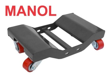Wózek Obrotowy Warsztatowy Serwisowy Pod Koło Antracyt 1800kg 1-WT1/OBR/A5