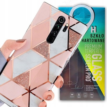 Etui marki OXYGEN PIX do Redmi NOTE 8 PRO + szkło