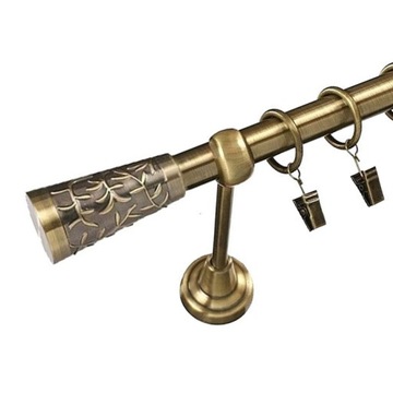 Karnisz średnica 19 mm POJEDYNCZY 150 cm złoty