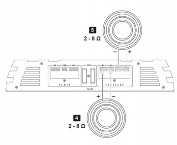 Усилитель Crunch GPX750.1D 375 Вт RMS 1 Ом + пульт ДУ
