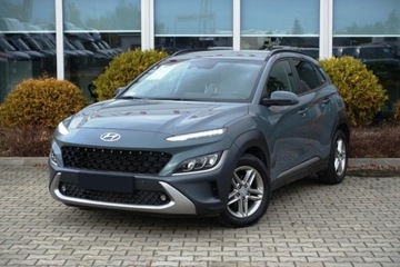 Hyundai Kona I Crossover Facelifting 1.0 T-GDI 120KM 2021 Hyundai Kona kamera, czujniki, tempomat, CarPlay, Android Auto, automat, L