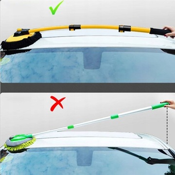MOP TELESKOPOWY DO MYJNI SAMOCHODOWYCH SZCZOTKA Z MIKROFIBRY 102CM