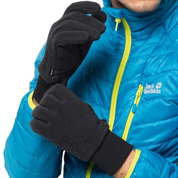 RĘKAWICZKI ZIMOWE JACK WOLFSKIN POLARTEC DOTYK XL
