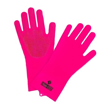 MucOff cleaning gloves Deep Scrubber Gloves różoww S