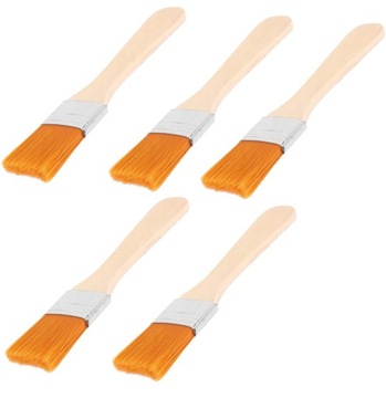 ZESTAW 5X ANTYSTATYCZNY DREWNIANY PĘDZEL ESD 13 CM