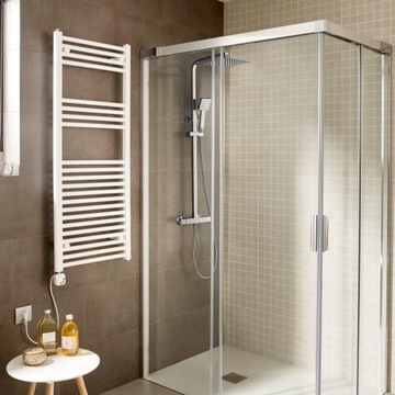 ДУШЕВОЙ НАБОР С ТЕРМОСТАТОМ + ДОЖДЕВОЙ ДУШ INOX 25 СМ, КОНСТРУКЦИЯ ANTI-SCARD