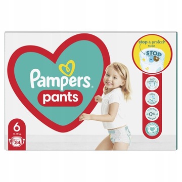 Pieluchomajtki Pampers Pants 6 84 szt