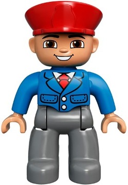 LEGO DUPLO 47394pb165 figurka konduktor