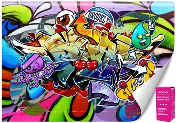 Tapeta Flizelinowa Street Art Graffiti Młodzieżowa