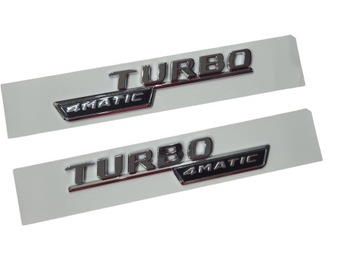 Emblemat do Mercedes na błotnik Turbo 4M