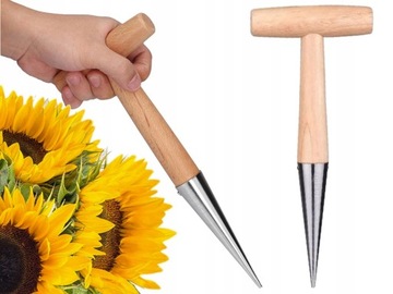 Садовая шпажка, деревянная лопатка для посадки луковиц.