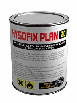Klej do Basenów Plandek Banerów HYSOFIX PLAN 20 - 1000 ml