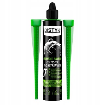 Kotwa chemiczna bez styrenu POLIESTER 300ml DISTYK od DEN BRAVEN