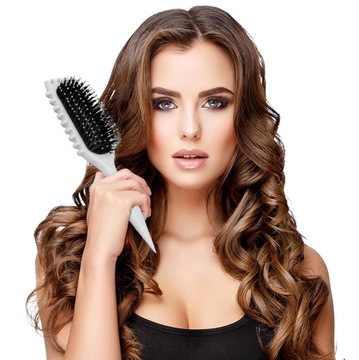 ЩЕТКА для вьющихся волос, кудрей, придающих форму локонов, щетина SzW10