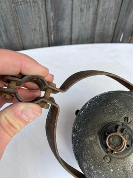 СТАРАЯ ПОДПИСАННАЯ ВЕЛОСИПЕДНАЯ ЛАМПА