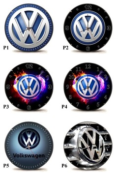 Большие часы VW диаметром 30 см в подарок Hit Fan Automotive