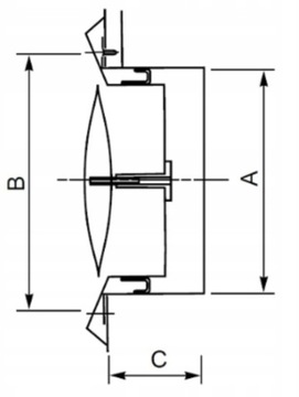 ХРОМовый диффузор, приточно-вытяжной клапан, 150 мм, INOX