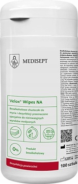 VELOX WIPES NA chusteczki do dezynfekcji TUBA