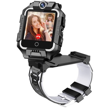 Smartwatch Dla Dzieci 4G GPS SOS Zegarek Rozmowy Połączenia SIM Aparat Gry