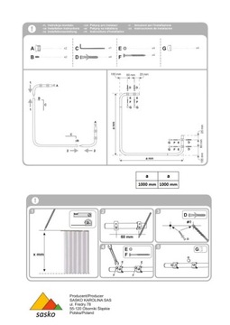 УГЛОВАЯ ДУШЕВАЯ ШТОРКА ДУШЕВОЙ ПОДДОН 100X100
