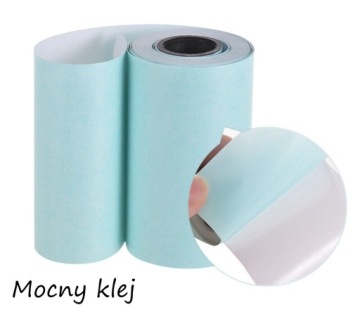 PAPIER SAMOPRZYLEPNY ROLKI WKŁADY DO MINI DRUKARKI DRUKUŚ APARATU 5x3.5m
