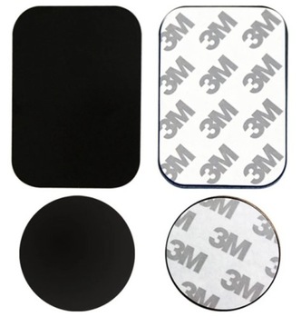 2x МЕТАЛЛИЧЕСКАЯ ПЛАСТИНА ДЛЯ МАГНИТНОГО ДЕРЖАТЕЛЯ ТЕЛЕФОНА МАГНИТ 45х35мм