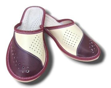 Женские кожаные шлепанцы 36-41