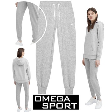 joggery damskie spodnie dresowe bawełniane 4f dresy sportowe wygodne r. s p