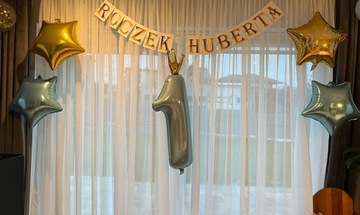 BANER DOWOLNY NAPIS PERSONALIZOWANY URODZINY CYFRY