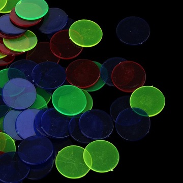 500 szt. Plastikowe żetony Bingo 19 mm 500 szt. Mieszany kolor