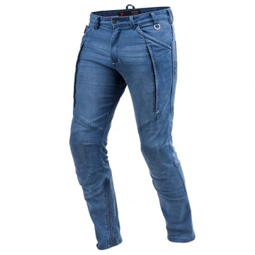 SHIMA GHOST BLUE spodnie jeans motocyklowe GRATISY