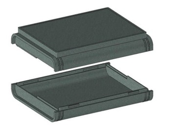 Z-91J Пластиковый корпус 130x100мм h=36мм яркий Z91J