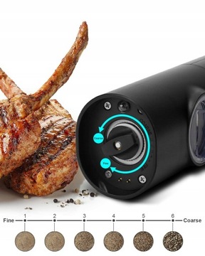 НАБОР ЭЛЕКТРИЧЕСКОЙ МЕЛЬНИЦЫ ДЛЯ ПЕРЦА И СОЛИ, ИЗ 2 ПРЕДМЕТОВ ВЫСОКОГО КАЧЕСТВА