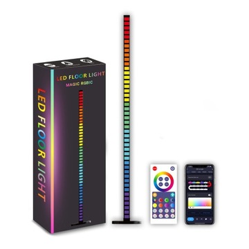 LAMPA LED podłogowa Bluetooth AMBIENT RGBWCCT PILOT INTELIGENTNA